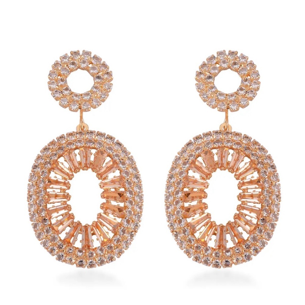 🩷✨ Stunning Pink Australian Crystal Earrings ✨🩷 - Picture 3 of 5